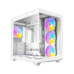 ANTEC C5 ARGB WHITE – CASE MID-TOWER ATX, VIDRIO TEMPLADO, 7 VENTILADORES ARGB, DISEÑO DE DOBLE CÁMARA