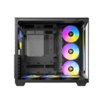 ANTEC C5 ARGB BLACK – CASE MID-TOWER ATX, VIDRIO TEMPLADO, 7 VENTILADORES ARGB, DISEÑO DE DOBLE CÁMARA - Imagen 2
