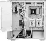 COUGAR MX600 RGB WHITE – CASE MID-TOWER ATX, VIDRIO TEMPLADO, 4 VENTILADORES ARGB, USB-C GEN 2, COMPATIBLE CON GPU VERTICAL - Imagen 2