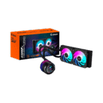 GIGABYTE AORUS WATERFORCE X II 240 – ENFRIADOR LÍQUIDO AIO 240 MM, PANTALLA LCD, ARGB, NEGRO - Imagen 3