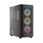 CORSAIR 480T RGB AIRFLOW – CASE MID-TOWER ATX, 3 VENTILADORES AR120 RGB, PANEL LATERAL DE VIDRIO TEMPLADO, DISEÑO DE ALTA VENTILACIÓN