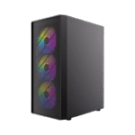 ANTEC AX26 RGB ELITE – CASE MID-TOWER ATX, 4 VENTILADORES RGB DE 120MM, PANEL LATERAL DE VIDRIO TEMPLADO, DISEÑO DE ALTA VENTILACIÓN - Imagen 4