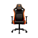 COUGAR DEFENSOR – SILLA GAMER ERGONÓMICA CON SOPORTE LUMBAR PUSHBACK, REPOSABRAZOS 4D Y TAPIZADO EN CUERO HYPER-DURA