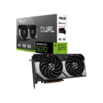 ASUS DUAL GEFORCE RTX 5070 OC 12GB GDDR7 PCI-E 5.0 – DLSS 4, RAY TRACING, DISEÑO DE 2 VENTILADORES