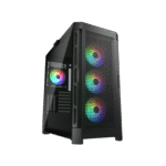 COUGAR DUOFACE PRO RGB BLACK – CASE MID-TOWER, VIDRIO TEMPLADO, 4 VENTILADORES ARGB, PANELES FRONTALES INTERCAMBIABLES - Imagen 2