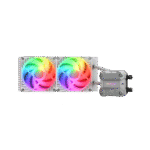 COUGAR POSEIDON ULTRA ARGB 240MM WHITE – ENFRIADOR LÍQUIDO AIO 240MM CON PANTALLA LCD Y VENTILADORES ARGB, BLANCO - Imagen 2