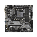 ASROCK B450M-PRO – PLACA BASE mATX PARA AMD RYZEN SERIES 5000, 4000, 3000 Y 2000, AM4, 4×DDR4, HDMI, DVI-D, 2×M.2, USB 3.1 GEN2 - Imagen 2