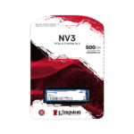 KINGSTON SNV3S-500G – SSD M.2 2280 NVMe PCIe 4.0, 500GB, NAND 3D, 5000/3000MB/s