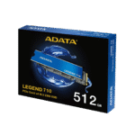 ADATA LEGEND 710 – SSD M.2 2280 NVMe PCIe 3.0, 512GB, 3D NAND, 2400/1800MB/s