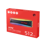 ADATA XPG SPECTRIX S40G – SSD M.2 2280 NVMe PCIe 3.0, 512GB, 3D TLC, 3500/2400MB/s, RGB