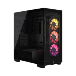 CORSAIR ICUE LINK 3500X RGB BLACK – CASE MID-TOWER, VIDRIO TEMPLADO PANORÁMICO, 3 VENTILADORES RGB, COMPATIBLE CON ICUE LINK