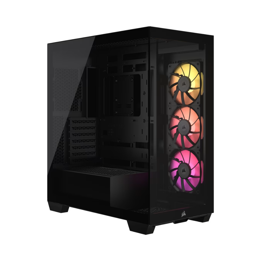FOTOS WEB 2 – 2025-08-20T223852.270 CORSAIR ICUE LINK 3500X RGB BLACK – CASE MID-TOWER, VIDRIO TEMPLADO PANORÁMICO, 3 VENTILADORES RGB, COMPATIBLE CON ICUE LINK - Imagen 1