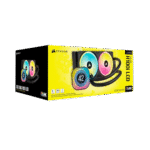 CORSAIR iCUE LINK H100i LCD LIQUID CPU 240MM QX120 RGB – ENFRIADOR LÍQUIDO AIO CON PANTALLA IPS Y COMPATIBILIDAD INTEL/AMD, NEGRO