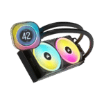CORSAIR iCUE LINK H100i LCD LIQUID CPU 240MM QX120 RGB – ENFRIADOR LÍQUIDO AIO CON PANTALLA IPS Y COMPATIBILIDAD INTEL/AMD, NEGRO - Imagen 3
