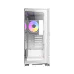 ANTEC C3 WHITE – CASE MID-TOWER, VIDRIO TEMPLADO PANORÁMICO, 4 VENTILADORES ARGB, DISEÑO DE DOBLE CÁMARA - Imagen 3