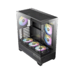 ANTEC CX700 ELITE BLACK – CASE MID-TOWER, VIDRIO TEMPLADO, 4 VENTILADORES ARGB, DISEÑO DE ALTO FLUJO - Imagen 4