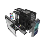 COOLER MASTER HAF 700 EVO GRIS – CASE FULL-TOWER, VIDRIO TEMPLADO PANORÁMICO, DISEÑO DE ALTO FLUJO, PANTALLA LCD INTEGRADA - Imagen 3