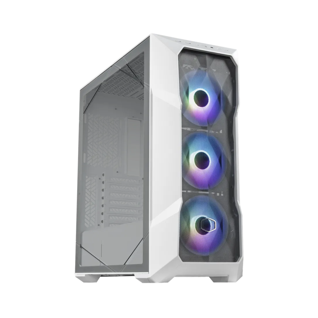 FOTOS WEB 2 - 2025-08-25T230131.212 COOLER MASTER TD500 MESH V2 WHITE – CASE MID-TOWER, VIDRIO TEMPLADO, 3 VENTILADORES ARGB, DISEÑO DE ALTO FLUJO - Imagen 1