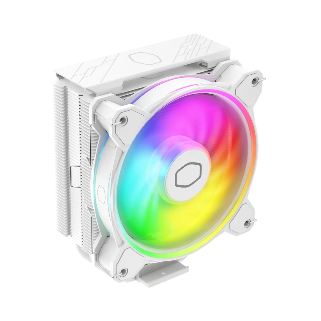 FOTOS WEB 2 - 2025-08-26T103344.166 COOLER MASTER HYPER 212 HALO WHITE – ENFRIADOR DE AIRE TOWER, CON TECNOLOGÍA DIRECT CONTACT Y VENTILADOR ARGB, BLANCO - Imagen 1