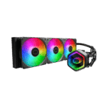 COOLER MASTER MASTERLIQUID 360 CORE II ARGB BLACK – ENFRIADOR LÍQUIDO AIO 360MM, CON BOMBA DOBLE CÁMARA Y VENTILADORES ARGB