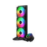 COOLER MASTER MASTERLIQUID 360 CORE II ARGB BLACK – ENFRIADOR LÍQUIDO AIO 360MM, CON BOMBA DOBLE CÁMARA Y VENTILADORES ARGB - Imagen 2