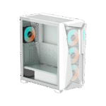 GIGABYTE C301 GLASS WHITE – CASE MID-TOWER, VIDRIO TEMPLADO, RGB FUSION, DISEÑO DE ALTO FLUJO - Imagen 4