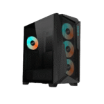 GIGABYTE C301 BLACK – CASE MID-TOWER, VIDRIO TEMPLADO, RGB FUSION, DISEÑO DE ALTO FLUJO