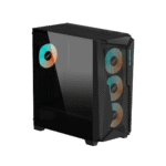GIGABYTE C301 BLACK – CASE MID-TOWER, VIDRIO TEMPLADO, RGB FUSION, DISEÑO DE ALTO FLUJO - Imagen 4