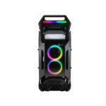 COUGAR CRATUS BLACK – CASE FULL-TOWER, 4 PANELES DE VIDRIO TEMPLADO, RGB, DISEÑO PANORÁMICO