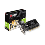 MSI GEFORCE GT 710 2GB DDR3 PCI-E 2.0 – DISEÑO DE BAJO PERFIL, BAJO CONSUMO, OPERACIÓN SILENCIOSA
