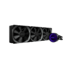 NZXT KRAKEN X73 360MM BLACK – ENFRIADOR LÍQUIDO AIO 360MM, CON BOMBA INFINITY MIRROR Y VENTILADORES ARGB, NEGRO