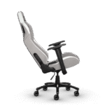 CORSAIR T3 RUSH FABRIC GRAY-WHITE – SILLA GAMER ERGONÓMICA CON TAPIZADO DE TELA, COJÍN LUMBAR Y REPOSABRAZOS 4D - Imagen 4