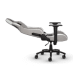 CORSAIR T3 RUSH FABRIC GRAY-WHITE – SILLA GAMER ERGONÓMICA CON TAPIZADO DE TELA, COJÍN LUMBAR Y REPOSABRAZOS 4D - Imagen 5