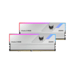 PREDATOR VESTA II 32GB (2X16GB) DDR5 6000MHZ – MEMORIA RAM DDR5, UDIMM, RGB, COLOR PLATA - Imagen 2
