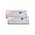 PREDATOR VESTA II 32GB (2X16GB) DDR5 7200MHZ – MEMORIA RAM DDR5, UDIMM, RGB, COLOR PLATA