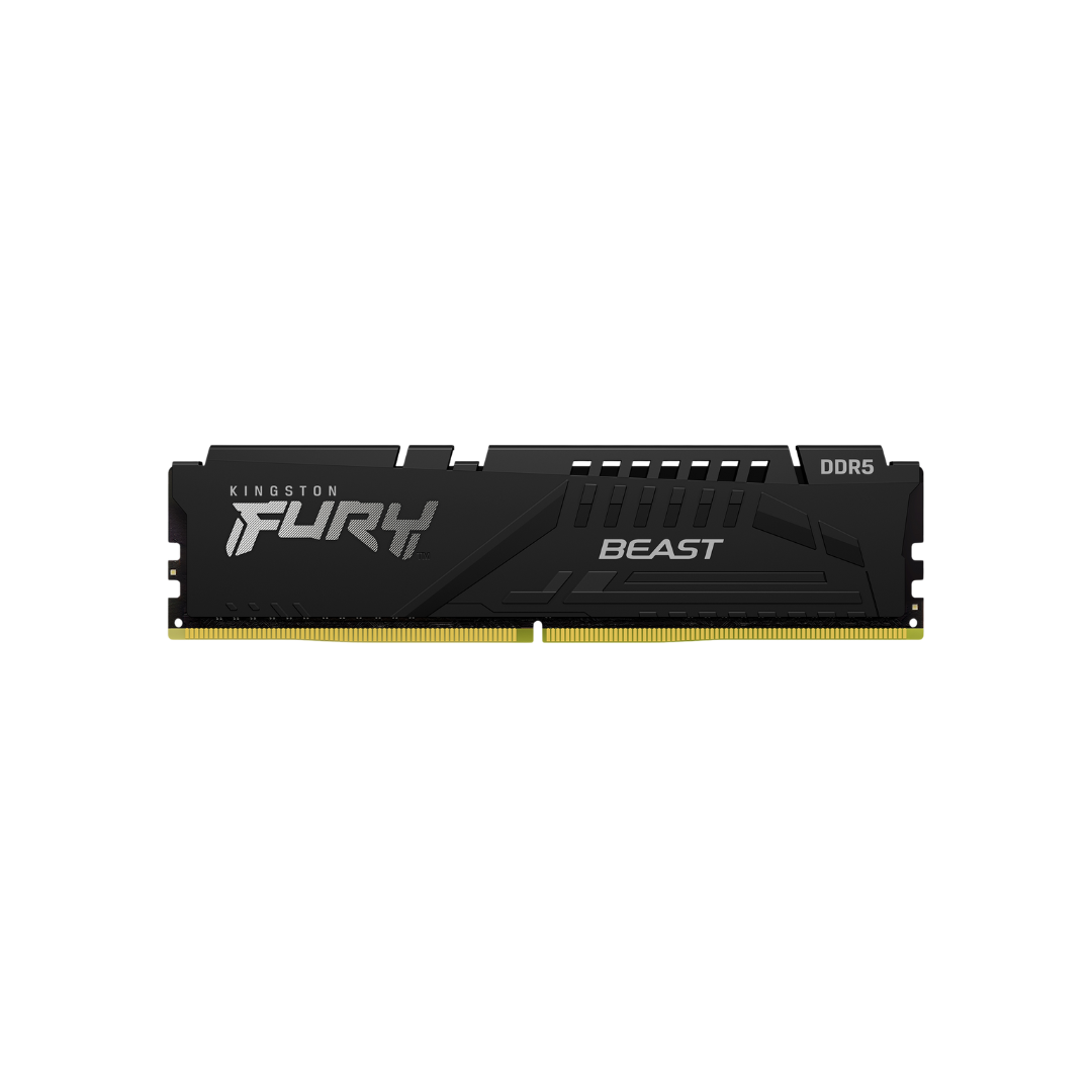 FOTOS WEB 3 – 2025-09-02T192242.457 KINGSTON FURY BEAST 16GB (1X16) DDR5 6800MHZ – MEMORIA RAM DDR5, UDIMM, SIN ILUMINACIÓN, COLOR NEGRO - Imagen 1