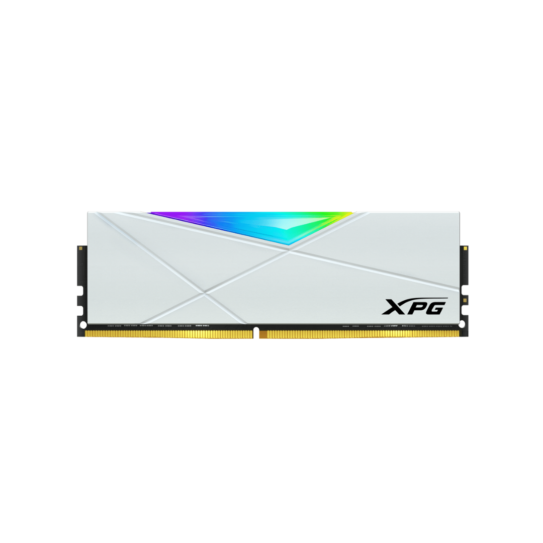 FOTOS WEB 3 (31) ADATA XPG SPECTRIX D50 RGB 16GB (1X16) DDR4 3200MHZ – MEMORIA RAM DDR4, UDIMM, RGB, COLOR BLANCO - Imagen 1