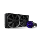 NZXT KRAKEN X63 280MM BLACK – ENFRIADOR LÍQUIDO AIO 280MM CON BOMBA INFINITY MIRROR Y VENTILADORES RGB, NEGRO