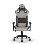 CORSAIR T3 RUSH FABRIC GRAY-CHARCOAL – SILLA GAMER ERGONÓMICA CON TAPIZADO DE TELA, COJÍN LUMBAR Y REPOSABRAZOS 4D