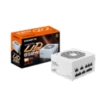 GIGABYTE GP-UD850GM PG5W – FUENTE DE PODER ATX 850W, 80 PLUS GOLD, FULL MODULAR, PCIe 5.0, COLOR WHITE