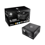 ASROCK STEEL LEGEND SL-1000G – FUENTE DE PODER ATX 1000W, 80 PLUS GOLD, MODULAR, COLOR BLACK