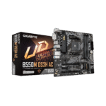 GIGABYTE B550M DS3H AC – PLACA BASE mATX PARA AMD AM4 RYZEN, 4×DDR4, WIFI, BLUETOOTH, HDMI, DVI-D, M.2, PCIe