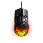 STEELSERIES AEROX 5 – MOUSE GAMING ALÁMBRICO, ULTRA LIGERO, 9 BOTONES PROGRAMABLES, NEGRO - Imagen 2