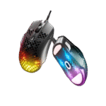 STEELSERIES AEROX 5 – MOUSE GAMING ALÁMBRICO, ULTRA LIGERO, 9 BOTONES PROGRAMABLES, NEGRO - Imagen 5