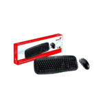 GENIUS KM-200 – COMBO TECLADO Y MOUSE, USB, CABLEADO, BLACK