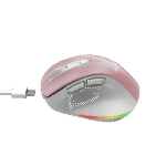 GENIUS MINI ERGO 9000S PRO – MOUSE INALÁMBRICO, RECARGABLE, CONECTIVIDAD DUAL, CLIC SILENCIOSO, ROSA - Imagen 4