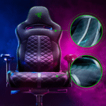 RAZER ENKI – SILLA GAMER ERGONÓMICA CON SOPORTE LUMBAR INTEGRADO Y RECLINACIÓN HASTA 152° - Imagen 5