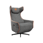 COUGAR MAGUS – SOFÁ GAMER RECLINABLE ELÉCTRICO DE GRAVEDAD 0 CON PUERTOS USB Y TAPICERÍA DE IMITACIÓN DE LINO GRIS - Imagen 2