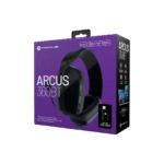 PRIMUS GAMING ARCUS360BT WIRELESS SYSTEM – AURICULARES INALÁMBRICOS, SONIDO 7.1 VIRTUAL, MICRÓFONO CON CANCELACIÓN DE RUIDO, ILUMINACIÓN RGB, NEGRO