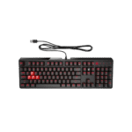 OMEN BY HP 1100 – TECLADO MECÁNICO GAMER, ILUMINACIÓN LED ROJA, N-KEY ROLLOVER, BLACK - Imagen 2